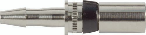 Harting Pneumatik-Kontakt 09 69 187 0060 in Silber aus Messing - Bild 1