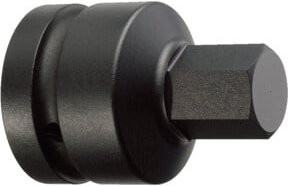 Gedore Kraftschraubereinsatz IN K 21 27 Innen-6-kant 27 mm, 1 Zoll, Schwarz - Bild 1