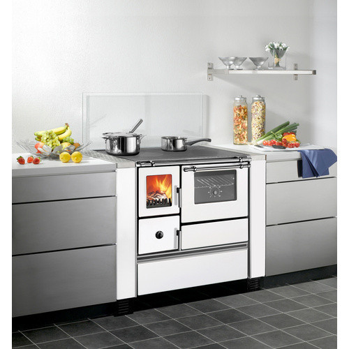 WESTMINSTER Holzherd Style 70 in Weiss mit 7,6 kW Heizleistung B/T/H: 85 x 70 x 60 cm - Bild 3