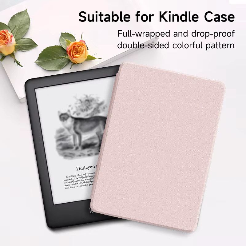 OLAIKE TPU-Schutzhülle für Kindle Paperwhite 5, New Kindle 11 und Kindle Paperwhite 12 (2024), 6/6,8 Zoll, verstärkte Ecken, Schwarz - Bild 1