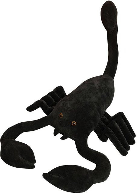 Yiran toy Großer Schwarzer Skorpion, Plüschtier, Schwarz - Bild 1