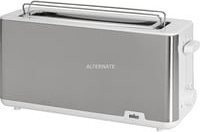 Braun PurShine HT 1610 Langschlitz-Toaster in Weiß und Silber aus Edelstahl - Bild 1