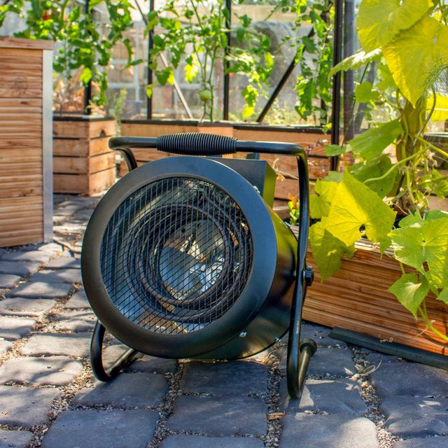 Vitavia Elektroheizung Antares für Gewächshäuser, schwarz, B/T/H: 33,5 x 31,5 x 40,0 cm - Bild 1