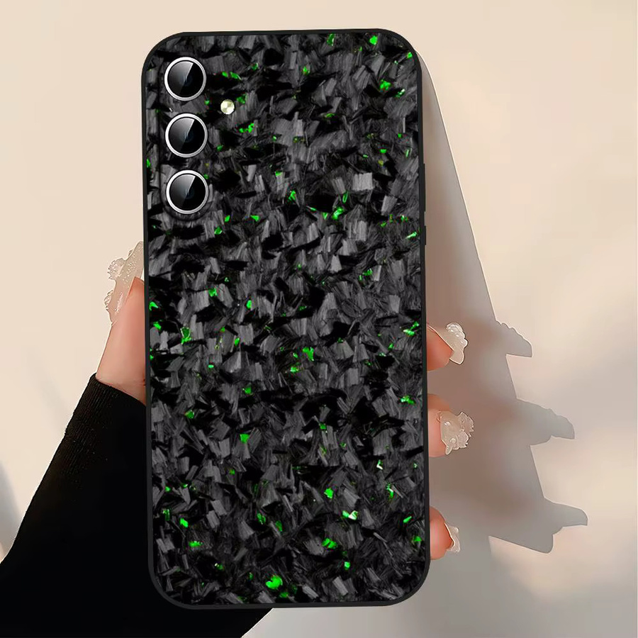 Geschmiedete Carbon-Handyhülle für Samsung Galaxy S21 S22 S23 S24 S25 S26 Ultra FE Plus 5G A52S Soft Cover in Schwarz - Bild 6