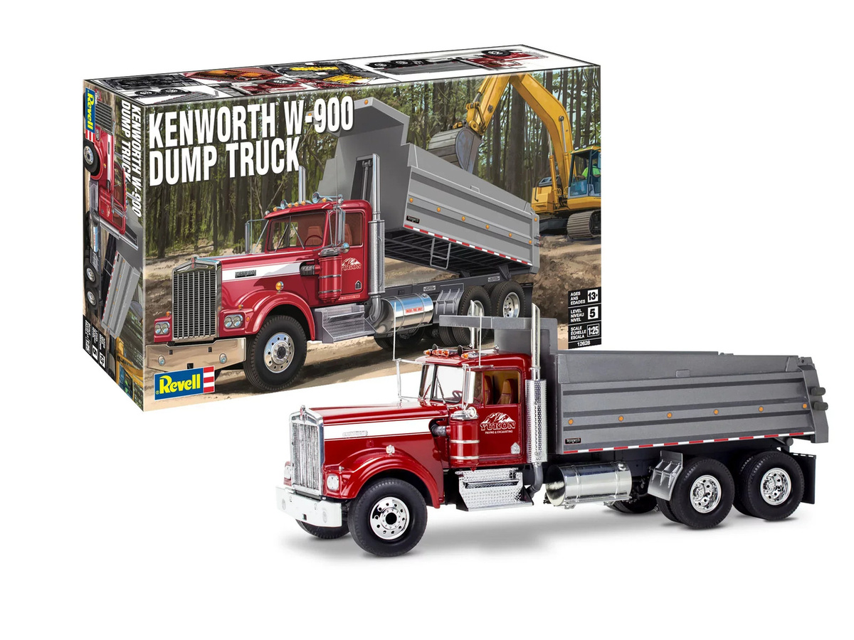 Revell Kenworth K-900 Dump Truck, Truckmodell Bausatz, 1:25, ab 14 Jahren - Bild 3