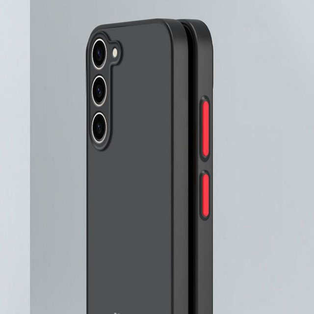 Armor Case Matte Bumper Hülle für Samsung Galaxy S26 S25 S24 S23 S22 S21 S20 S10 S10 Plus S10e Ultra Note 10 Note 20 Plus Ultra in Schwarz und Grün - Bild 1