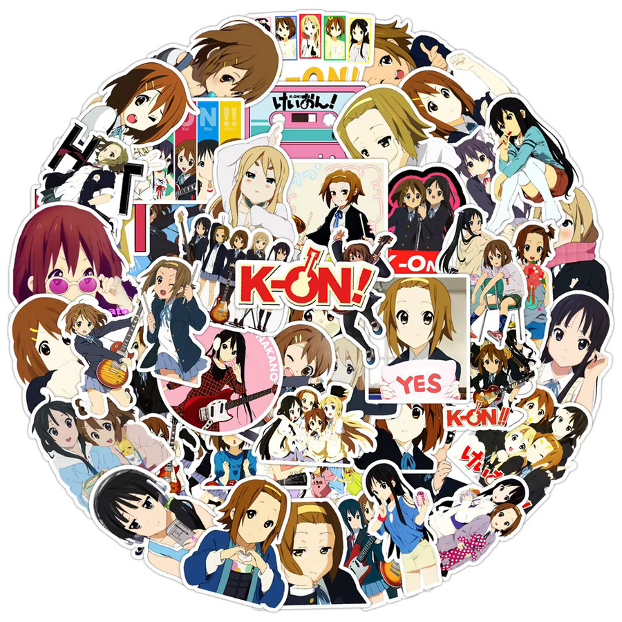 Bandai K-ON Anime-Aufkleber, Zubehör, Bunt / Mehrfarbig - Bild 2