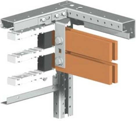 Siemens SIVACON S4 PEN-Brücke Sammelschiene oben, Farbe: Silber, 10 Stück - Bild 1