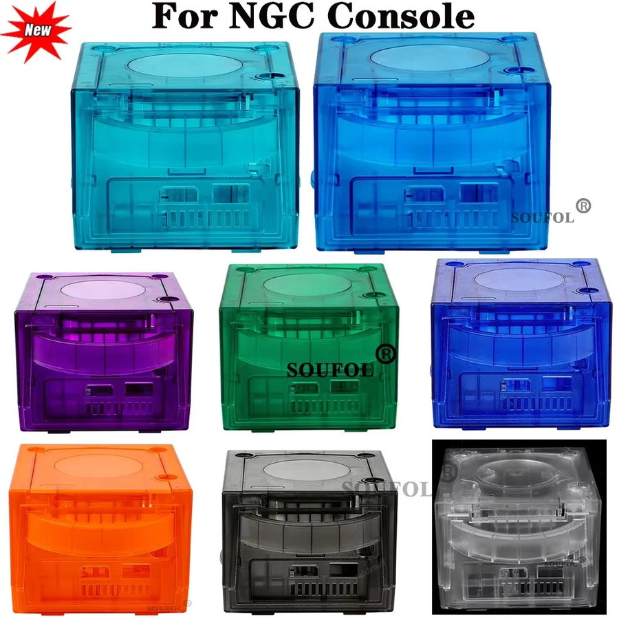 MBCHIPSTAR Ersatz-Vollgehäuse in Blau für GameCube-Konsolen DOL-001 und DOL-101 - Bild 2