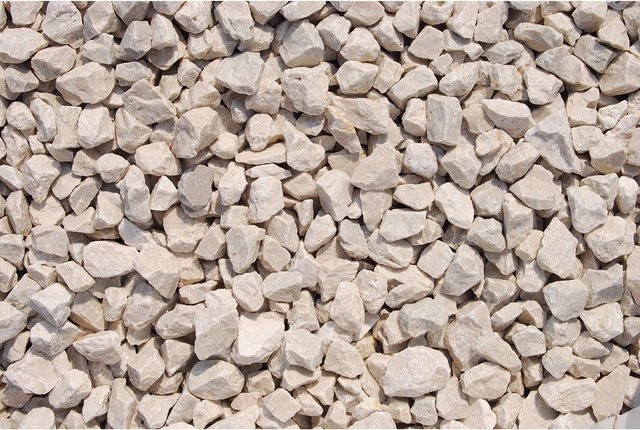 Marmorsplitt Chateau-Beige als Dekostein für den Garten, Körnung 16 - 25 mm, 1000 kg Big-Bag - Bild 1