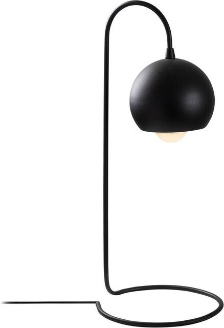 Opviq Tischleuchte aus Metall in Schwarz mit E27 Fassung, B/T/H: 23 x 14 x 56 cm - Bild 1