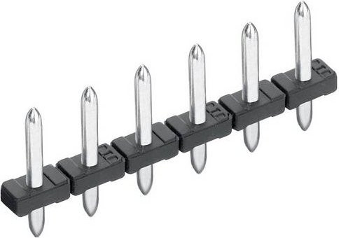 PTR Hartmann Stiftleiste Standard Schwarz mit 10 Polzahlen und 5,08 mm Rastermaß - Bild 1