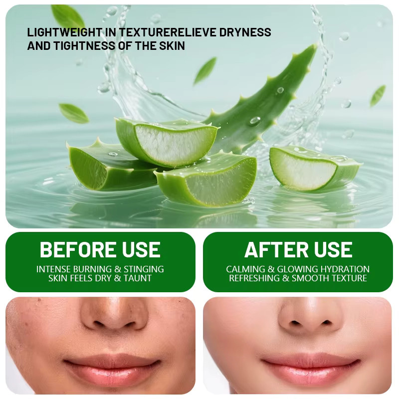 LGRAMER Aloe Vera Feuchtigkeitscreme für das Gesicht, 100g, Unisex - Bild 2