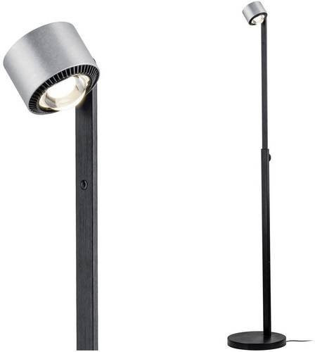 Paulmann Aldan 79717 LED-Stehlampe aus Aluminium in Schwarz, modern und höhenverstellbar - Bild 1