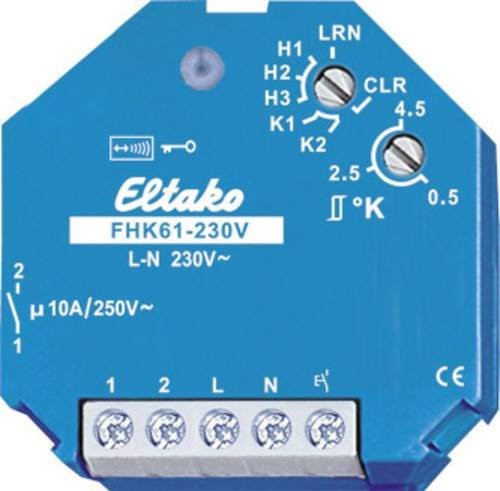 Eltako FHK61-230V Funk-Heiz-Kühl-Relais Funk-Schaltaktor für Unterputz in Blau - Bild 1