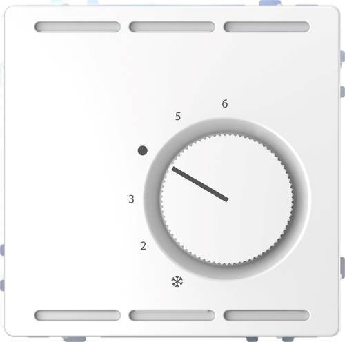 Merten Raumthermostat Schraubbefestigung aus Kunststoff in Weiß - Bild 1