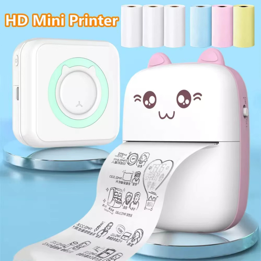 Thermisches Bluetooth Druckpapier für Taschendrucker zur Ausgabe von Fotos, Notizen und Daten via Handy - Bild 1