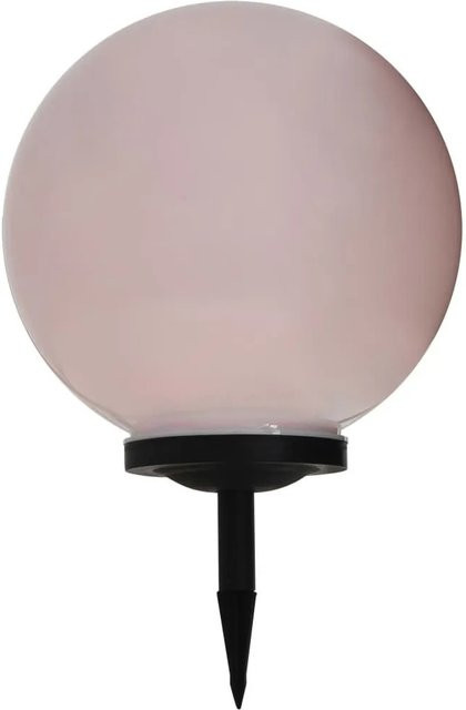 vidaXL Solarleuchte LED Kugelförmig RGB in Weiß mit Erdspieß für Garten und Terrasse, Durchmesser: 40 cm - Bild 1