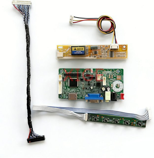 OPLY LCD Display Drive Controller Board Kit mit HDMI und VGA für LTN150XG LTN150XB TM150XG LTN150X6 1024x768 Auflösung 30 Pin LVDS Multicolor - Bild 1