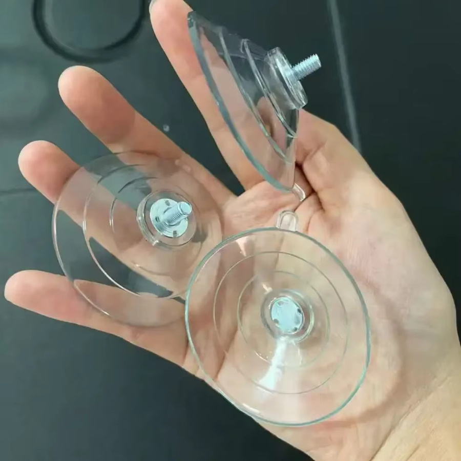 HACTIVOL Transparente PVC Saugnäpfe mit Nylon-Einsatz für M4 M5 M6 M8 Schrauben - Bild 4