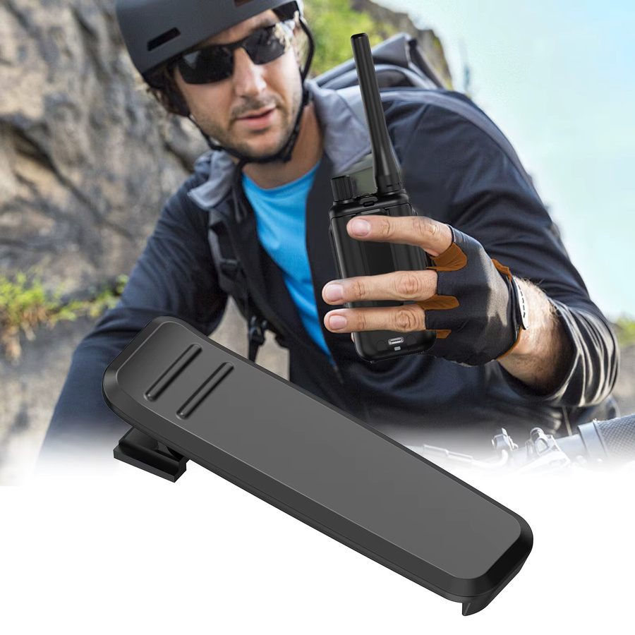 Baofeng UV-5R Mini Walkie-Talkie Ersatzteil Rückenclip in Schwarz - Bild 2