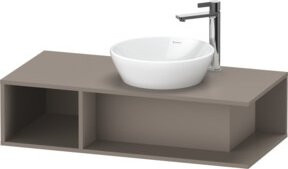 Duravit Waschtischunterschrank D-Neo Compact, Wandhängend, Breite: 100 cm, Tiefe: 48 cm, Höhe: 26 cm, Farbe: Braun - Bild 1