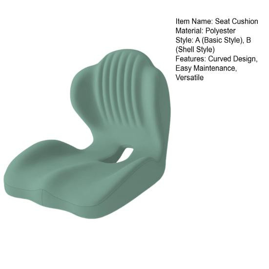 Hercules Ergonomisches Memory Foam Sitzkissen mit Rückenlehne und Lendenwirbelstütze in Rot - Bild 5