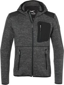 Strickjacke Light mit Zipper in Anthrazit/Schwarz, Größe M - Bild 1