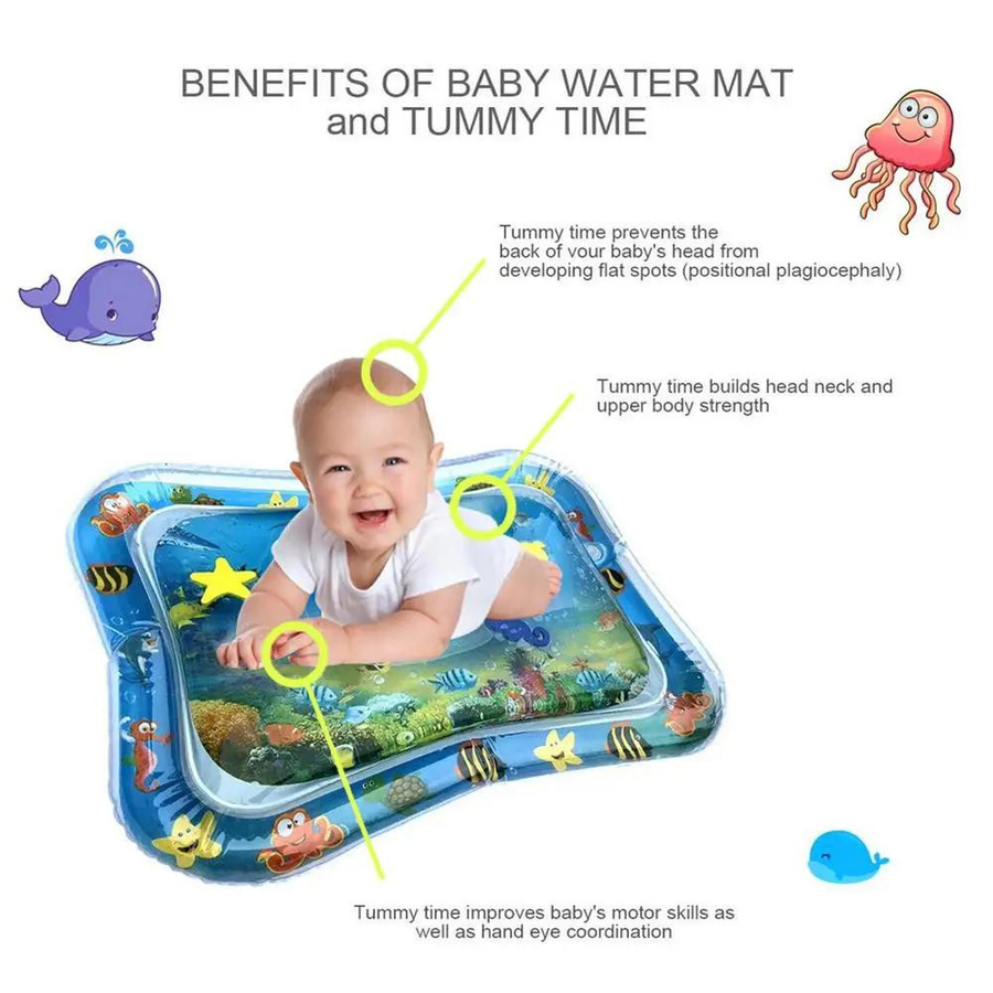 Infinno Aufblasbare Bauchlage-Matte Wasserspielmatte Bunt / Mehrfarbig - Bild 2