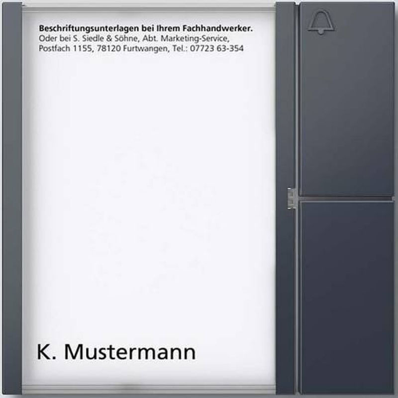 Siedle Funktionsmodul für Türsprechanlagen in Anthrazit - Bild 2