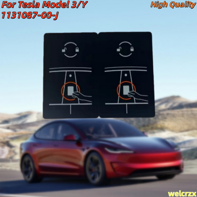 Tesla Smart Auto Schlüssel Karte für Modell 3 und Modell Y in Schwarz (Teilenummer 1131087-00-J) - Bild 1