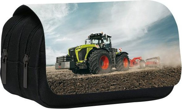 Var Vogue Traktor-Federmäppchen doppellagig, mehrfarbiges Schreibwaren-Etui aus Nylon für Grund- und Sekundarschüler - Bild 1