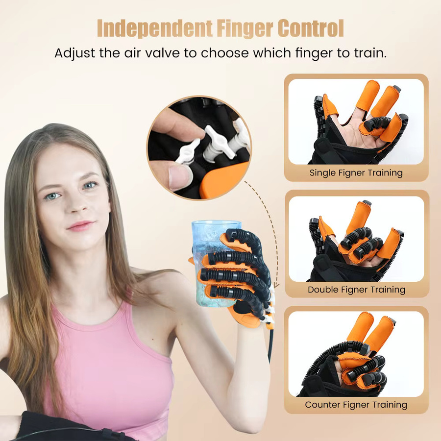 SUOLAER Rehabilitations-Handschuhe für Handfunktion, Wiederaufladbar - Bild 5
