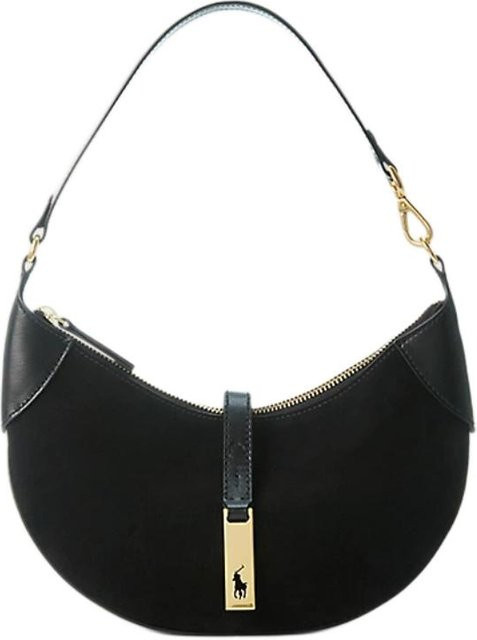 Polo Ralph Lauren Umhängetasche Leder, Schwarz, Damen - Bild 1