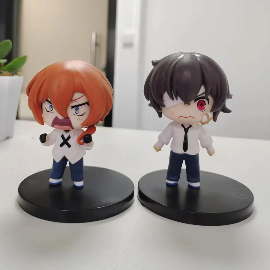 Yiran toy 1 Bungo Stray Dogs Dazai Osamu Q Edition Anime Actionfigur PVC - Bild 3