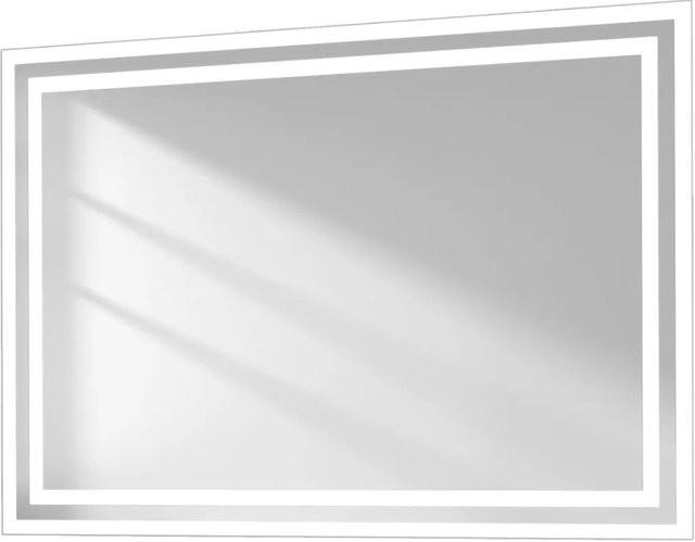 Emke LED Badezimmerspiegel mit Beleuchtung und Anti-Beschlag Funktion, B/H: 70 x 50 cm, Kaltweiß-Warmweiß - Bild 1