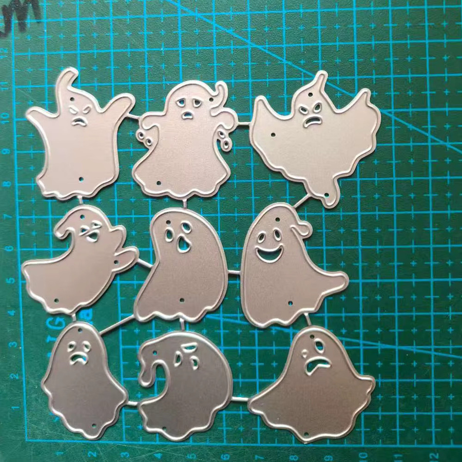 Halloween Metall Stanzformen in Silber für Scrapbooking und Papierhandwerk - Bild 2