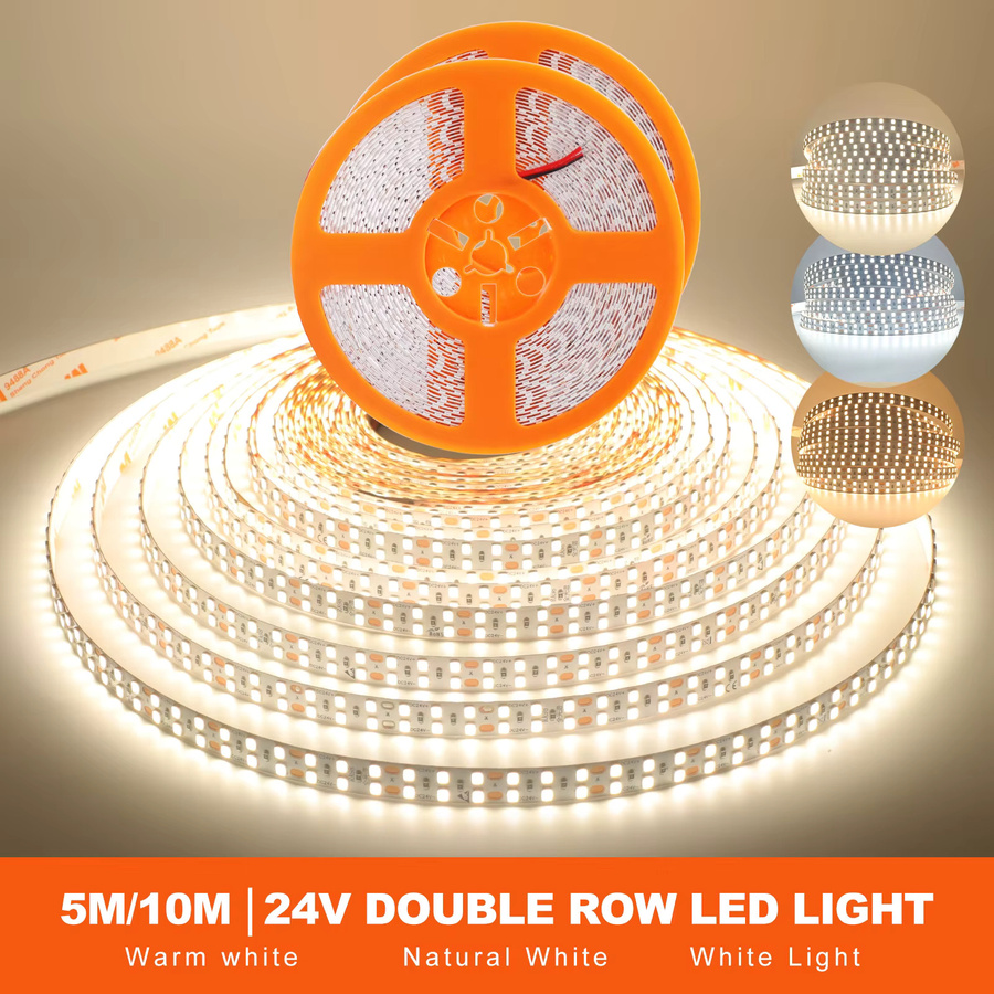 GAHADA Vollspektrum LED-Streifenlicht 24V mit Augenschutz, 2835 LEDs, RA98, wählbar in Warmweiß, Naturweiß oder Kaltweiß, 5m oder 10m Länge - Bild 4