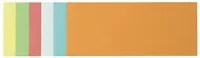 Soennecken Moderationskarte Rechteck Multicolor aus Papier B: 25,0 cm, H: 13,0 cm, T: 0,95 cm - Bild 1