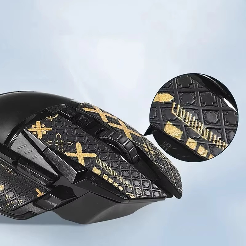 Rutschfester Gaming-Maus-Aufkleber für Logitech G502 Hero in Blau – Ergonomisches und schweißabsorbierendes Griffband zur Verbesserung der Präzision - Bild 3