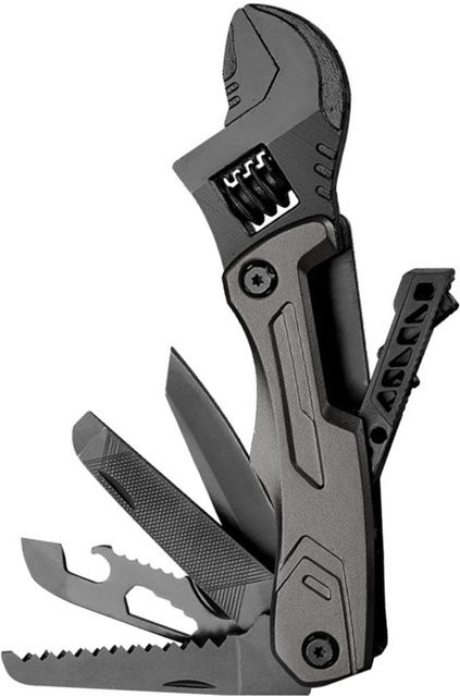 Neoglint Multitool Verstellbarer Schraubenschlüssel aus Edelstahl in Schwarz - Bild 1