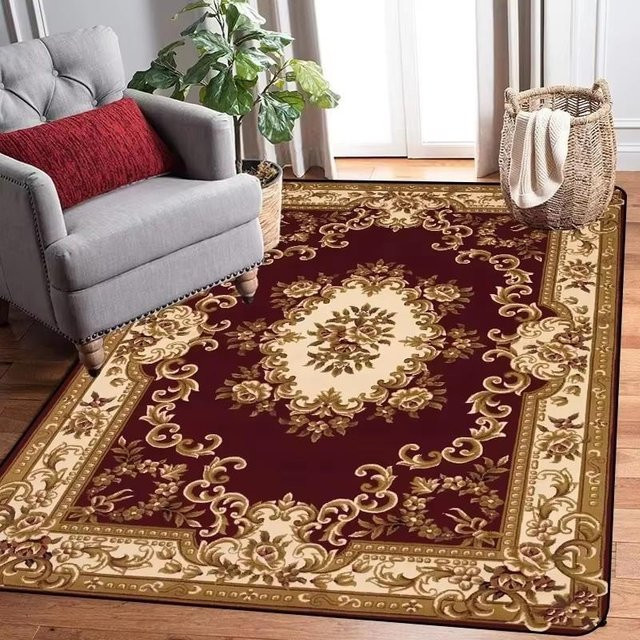 Orientalischer Vintage Teppich Lodestar mit floralem Design, rutschfest und maschinengefertigt, B/H: 60 x 40 cm, Multicolour - Bild 1