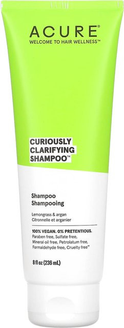 ACURE Curiously Clarifying Shampoo, Zitronengras & Argan, 236,5 ml - Bild 1