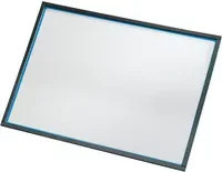 Ultradex Magnetrahmen aus Kunststoff in Weiß und Transparent, 5er Packung - Bild 1