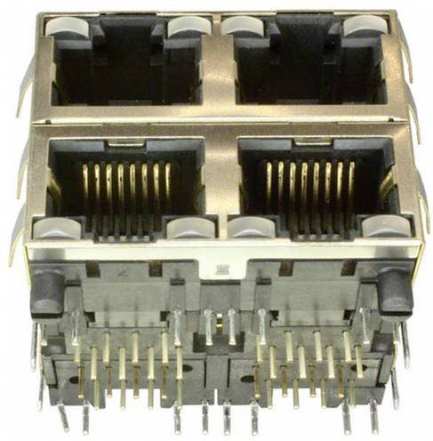 Amphenol RJSAE538A04 Ethernet LAN Stecker mit Goldkontakten - Bild 1