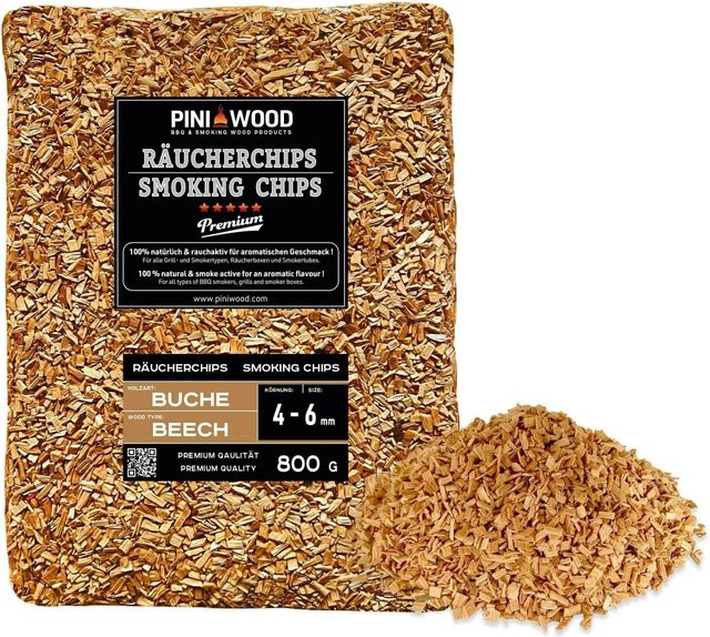 PINI Räucherchips Buche 800 g - Bild 1