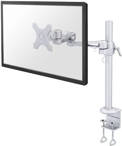 Neomounts FPMA-D935 Einfach Monitor-Tischhalterung Silber für 25,4 bis 76,2 cm Monitore mit VESA 75x75 mm und Höhenverstellung - Bild 1