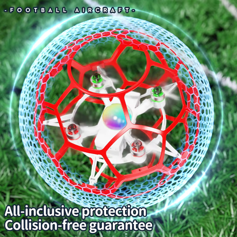 LYZRC L6 Racing Football Drohne, ferngesteuerter Quadcopter, 3D-Vollschutz, 360°-Schwebeflug - Bild 3