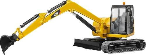 Bruder Caterpillar Minibagger Baufahrzeug Modell in Gelb - Bild 1