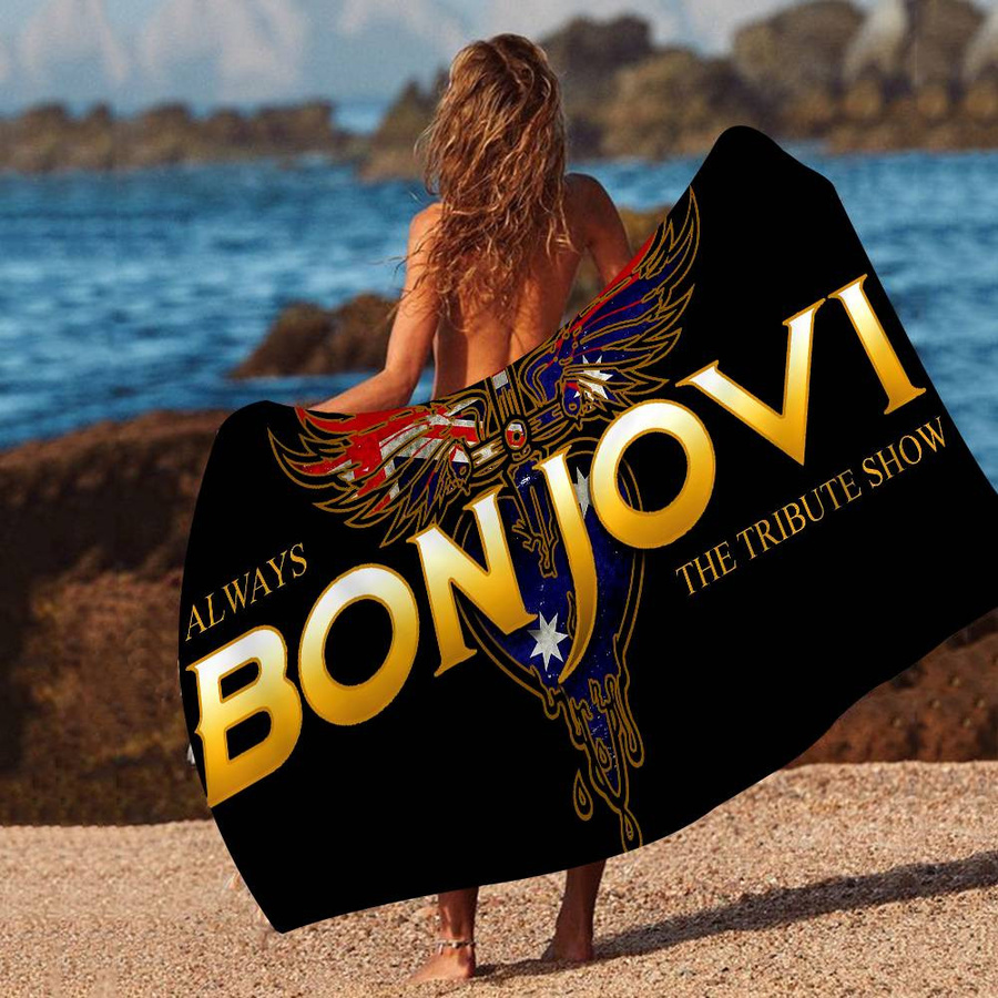 B-Bon J-Jovi Anime Strandhandtuch für Kinder, weich und saugfähig, mehrfarbig, B: 40 cm, H: 60 cm - Bild 3